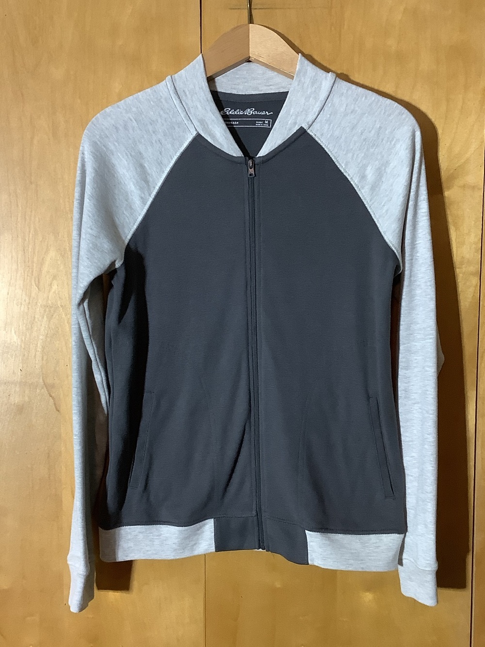Eddie Bauer dark and light gray jacket, size medium